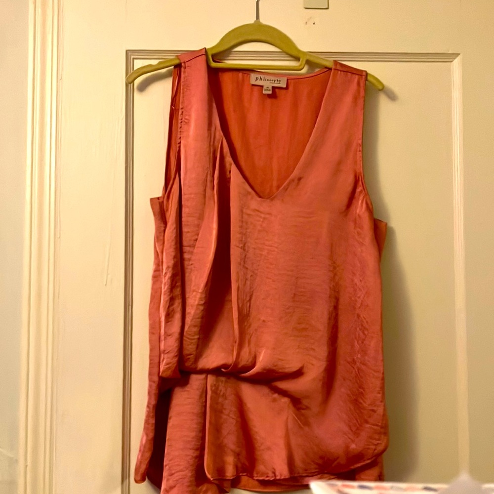 Philosophy sleeveless blouse.